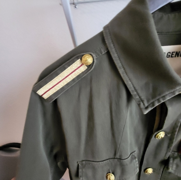 L'agence NWOT Size Large Military Style Jacket - Picture 3 of 10